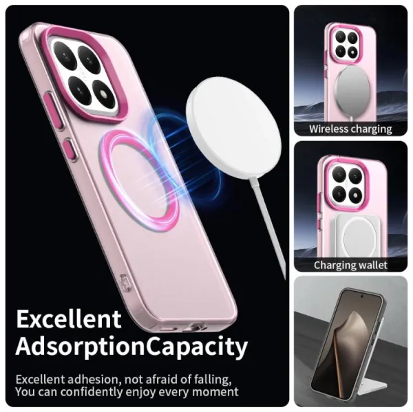 CANDY MAGSAFE Ochranný obal pre Xiaomi 15T ružový