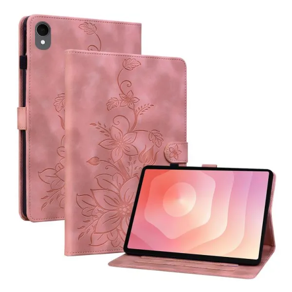 ART LILY Zaklápacie puzdro pre Samsung Galaxy Tab S11 ružové