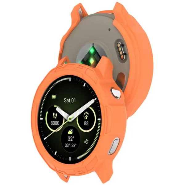 TPU HALF COVER Kryt pre Garmin Venu 4 45mm oranžový