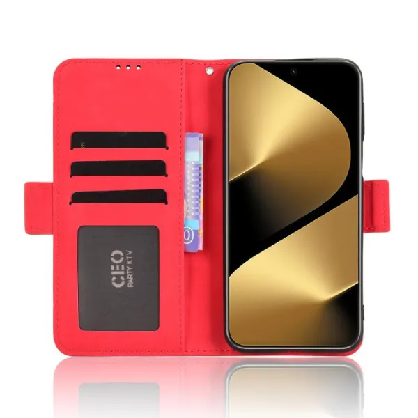 SLOT Peňaženkový obal pre Huawei Pura 80 Pro červený