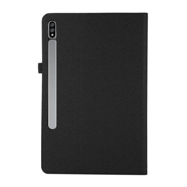 FABRIC Zaklápací kryt pre Samsung Galaxy Tab S11 čierny