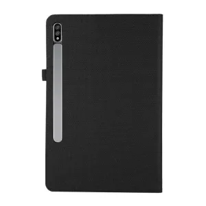 FABRIC Zaklápací kryt pre Samsung Galaxy Tab S11 čierny