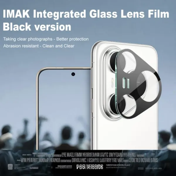 IMAK FULL COVER Sklo pre fotoaparát Huawei Pura 80 Pro BLACK
