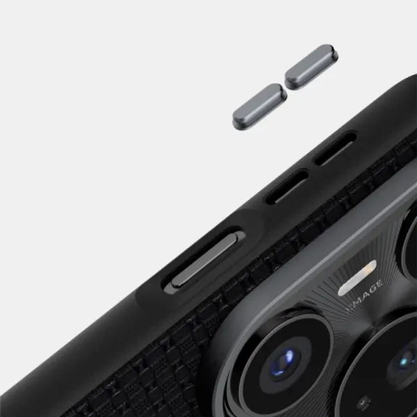 ABEEL RUYI Kožený kryt s MagSafe pre Huawei Pura 80 Ultra modrý