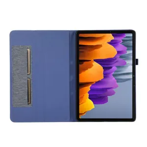 FABRIC Zaklápací kryt pre Samsung Galaxy Tab S11 modrý