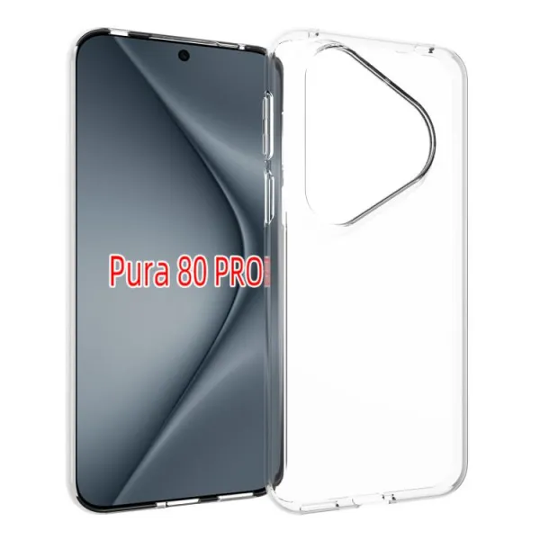 TPU Ochranný kryt pre Huawei Pura 80 Pro priehľadný