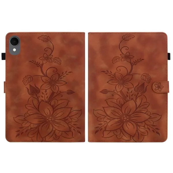 ART LILY Zaklápacie puzdro pre Samsung Galaxy Tab S11 hnedé