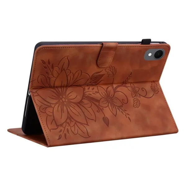 ART LILY Zaklápacie puzdro pre Samsung Galaxy Tab S11 hnedé