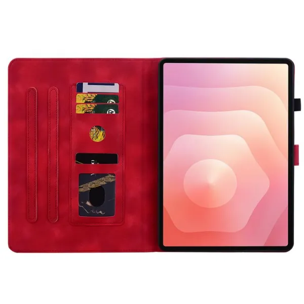 ART LILY Zaklápacie puzdro pre Samsung Galaxy Tab S11 červené