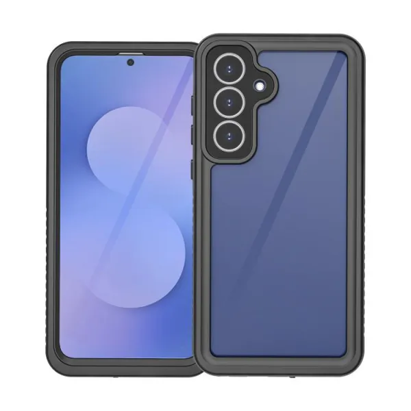 SOLID IP68 Obojstranný kryt pre Samsung Galaxy S25 FE čierny
