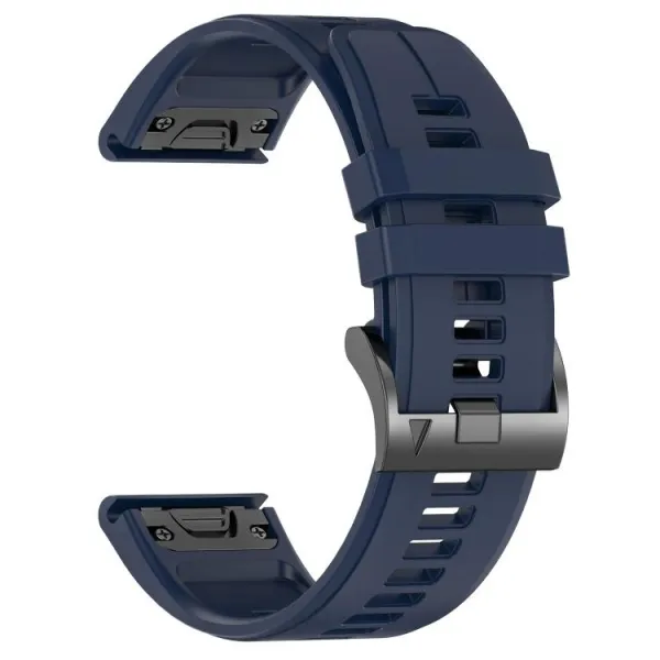 SILICONE Vymeniteľný remienok QuickFit pre Garmin - šírka 22mm tmavomodrý