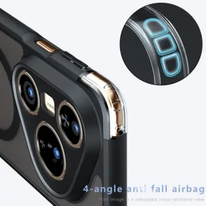 SHOCK MAGSAFE Odolný kryt Huawei Pura 80 Pro matný čierny