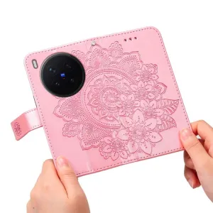 ART MANDALA Peňaženkový obal pre Vivo X300 Pro ružový