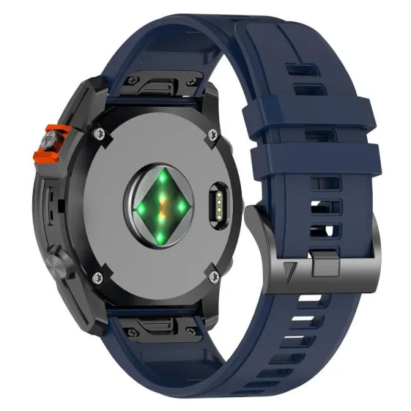 SILICONE Vymeniteľný remienok QuickFit pre Garmin - šírka 22mm tmavomodrý