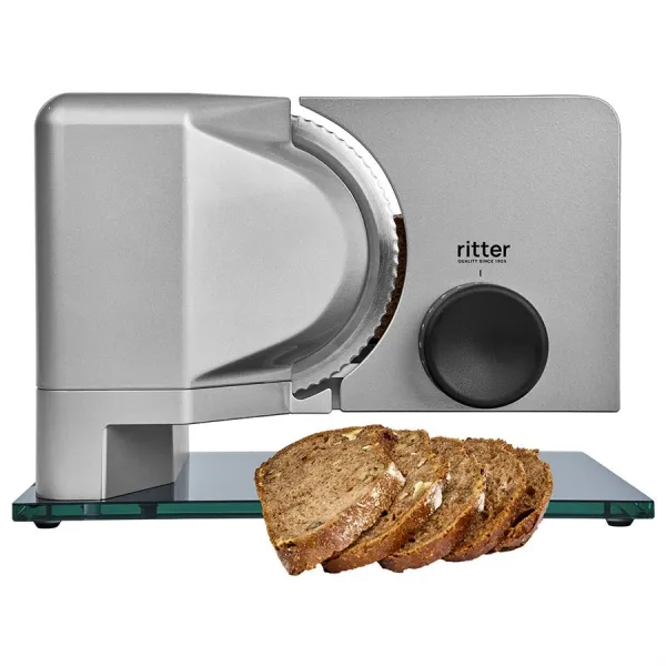 Elektrický krájač potravín Ritter Sinus 2 Duo-Plus strieborný