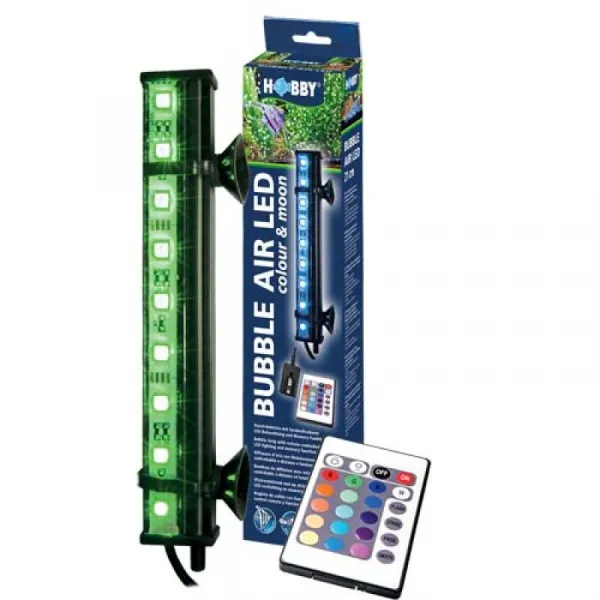 HOBBY Bubble Air LED colour & moon 33cm vzduchovací kameň s LED osvetlením