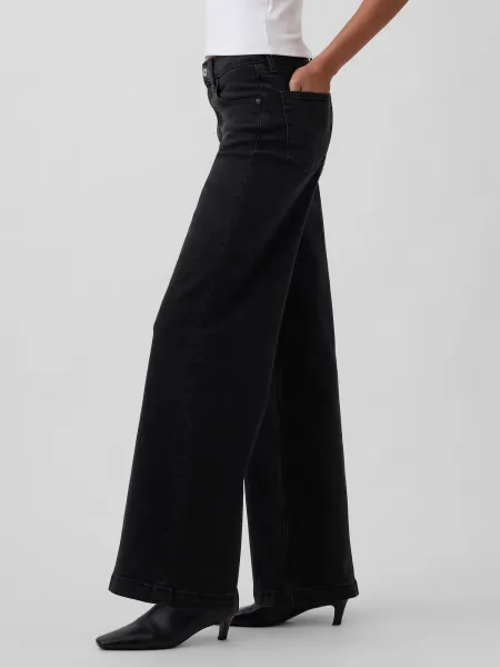 GAP Jeans High Rise Stride Wide - Women's