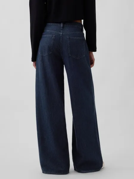 GAP Džínsy pre ženy  Mid Rise UltraSoft Baggy 484999-00 Veľkosť: 33REG - štandardná dĺžka