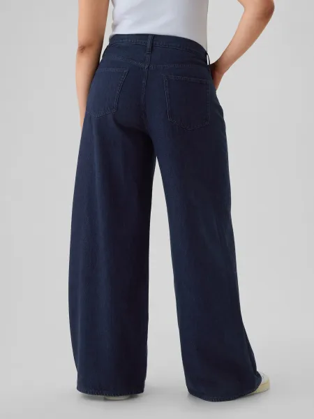 GAP Džínsy pre ženy  Mid Rise UltraSoft Baggy 484999-00 Veľkosť: 33REG - štandardná dĺžka