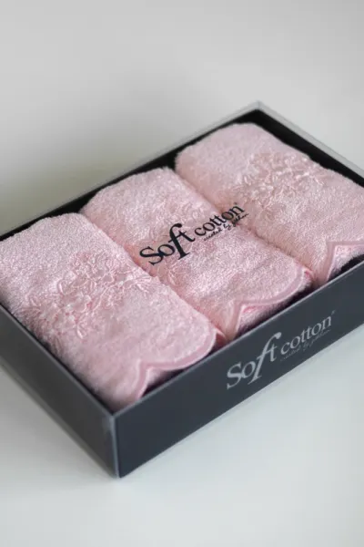 Soft Cotton Darčeková sada malých uterákov SILVIA, 3 ks