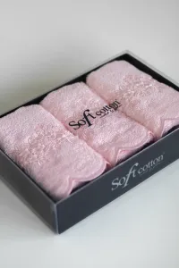 Soft Cotton Darčeková sada malých uterákov SILVIA, 3 ks