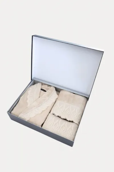 Soft Cotton Darčekové balenie županu, uteráku a osušky MAYA