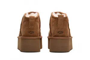 UGG Classic Ultra Mini Platform Boot W "Chestnut" (1135092-CHESTNUT)