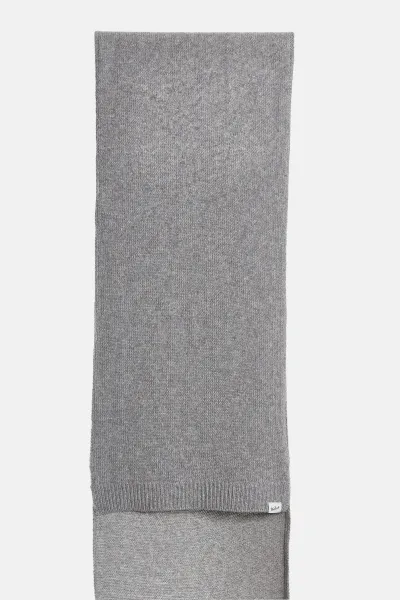 Šál Woolrich Knitted Scarf Formal Gray