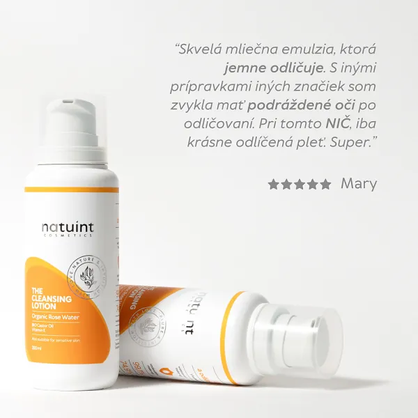 Natuint cosmetics - Výživná čistiaca a odličovacia emulzia - 200ml
