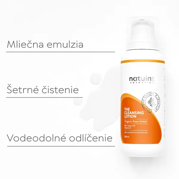 Natuint cosmetics - Výživná čistiaca a odličovacia emulzia - 200ml