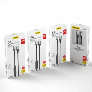 Dudao L7 kábel USB / Lightning 5A 1m, čierny
