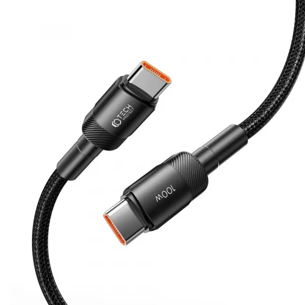 Tech-Protect Ultraboost Evo kábel USB-C / USB-C PD 100W 5A 2m, čierny