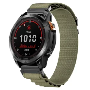 PROTEMIO Alpský ťah remienok QuickFit pre Garmin - šírka 22mm khaki zelený