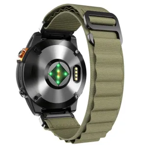 PROTEMIO Alpský ťah remienok QuickFit pre Garmin - šírka 22mm khaki zelený