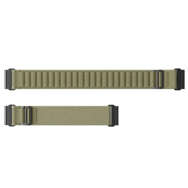 PROTEMIO Alpský ťah remienok QuickFit pre Garmin - šírka 22mm khaki zelený