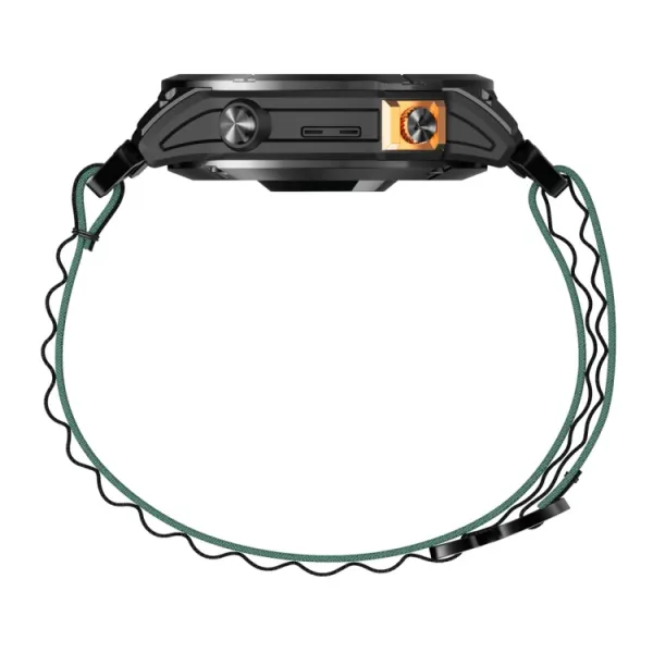 PROTEMIO Alpský ťah remienok QuickFit pre Garmin - šírka 22mm zelený-čierny