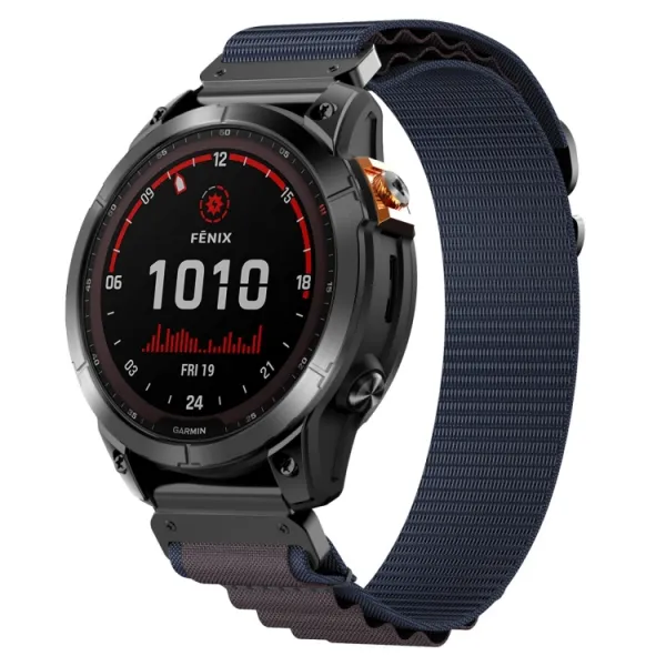 PROTEMIO Alpský ťah remienok QuickFit pre Garmin - šírka 22mm tmavomodrý-fialový