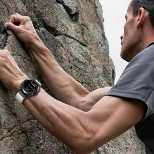 PROTEMIO Alpský ťah remienok QuickFit pre Garmin - šírka 22mm béžový