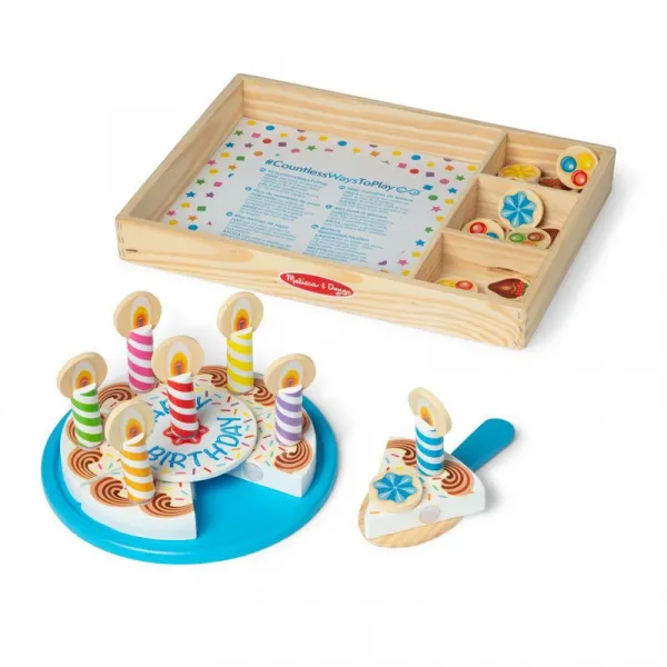 Melissa & Doug narodeninová torta súprava