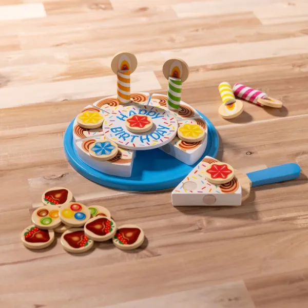 Melissa & Doug narodeninová torta súprava