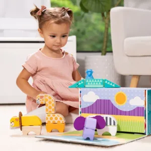 Melissa & Doug Blockables stavebnica safari hracia sada