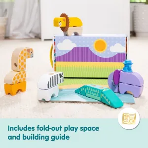 Melissa & Doug Blockables stavebnica safari hracia sada