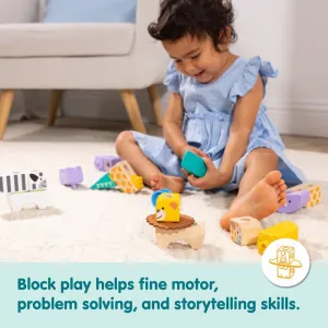 Melissa & Doug Blockables stavebnica safari hracia sada