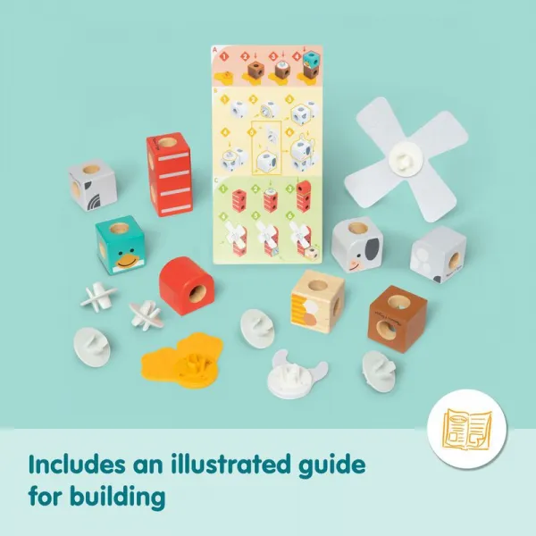 Melissa & Doug blockables stavebnica farma