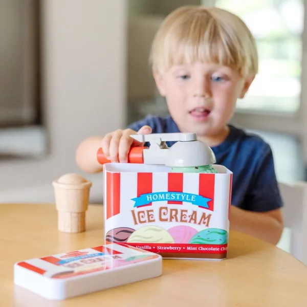 Melissa & Doug kopčeková zmrzlina set