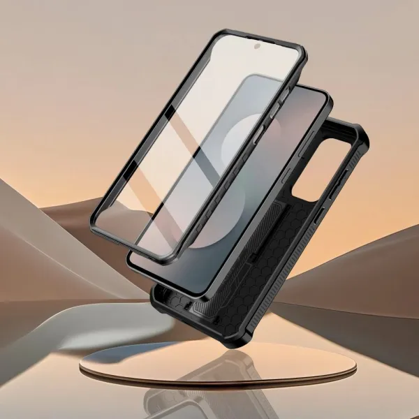 Tech-Protect Kevlar Cam+ puzdro, Samsung Galaxy S25 FE, čierne