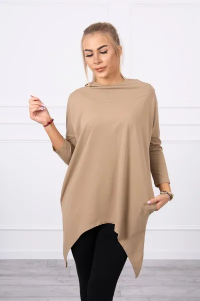 Legínovo Mikina s potlačou krídel, ťavia Farba: Khaki, Veľkosť: UNI