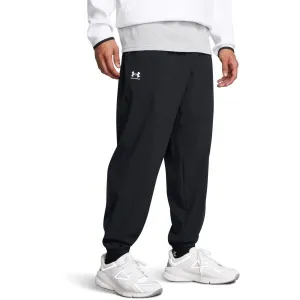 Under Armour VIBE WOVEN JOGGER Pánske tepláky, čierna, veľkosť