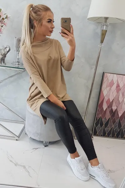 Legínovo Mikina s potlačou krídel, ťavia Farba: Hnedá, Veľkosť: UNI
