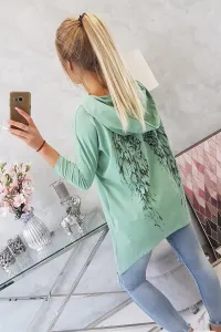Legínovo Mikina s potlačou krídel, ťavia Farba: Hnedá, Veľkosť: UNI